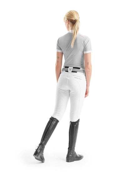 Horse Pilot X-Dress Womens Full Seat Grip Breech - White