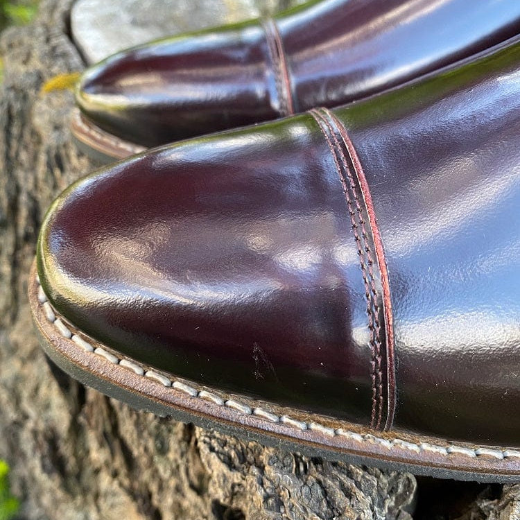 Custom DeNiro Bellini Dressage Boot - Brushed Bordeaux & Buongiorno Leather