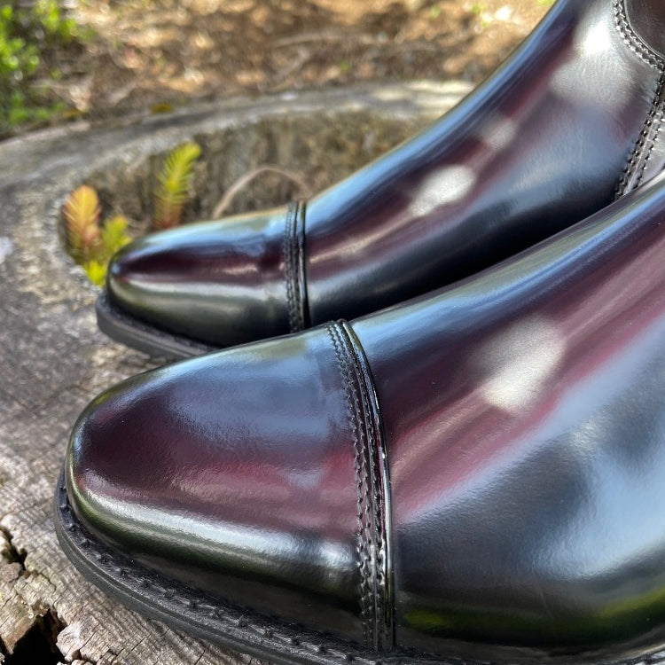Custom DeNiro Raffello Dressage Boot - Brushed Black with Uptop Lucidi & Fineline