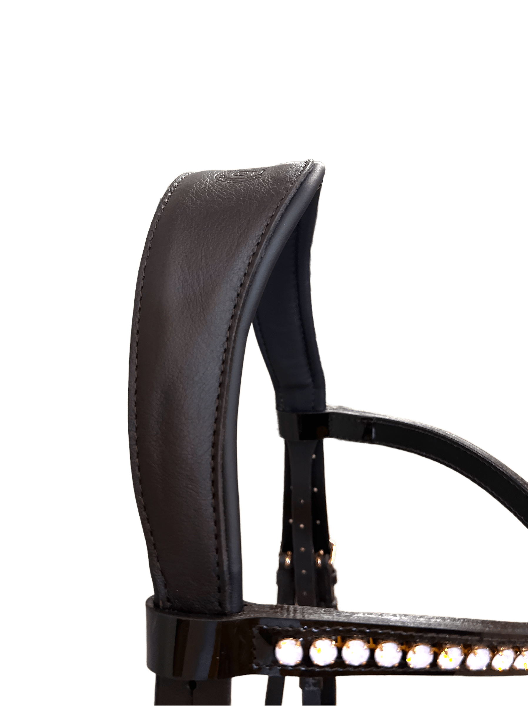 Otto Schumacher Tokyo Snaffle Bridle with Brown Leather and Rose Gold