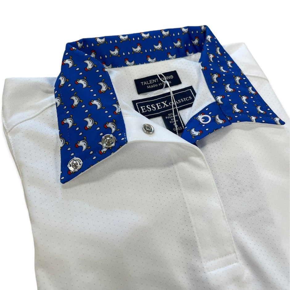 Essex Girls Talent Yarn Long Sleeve Show Shirt - Chickens