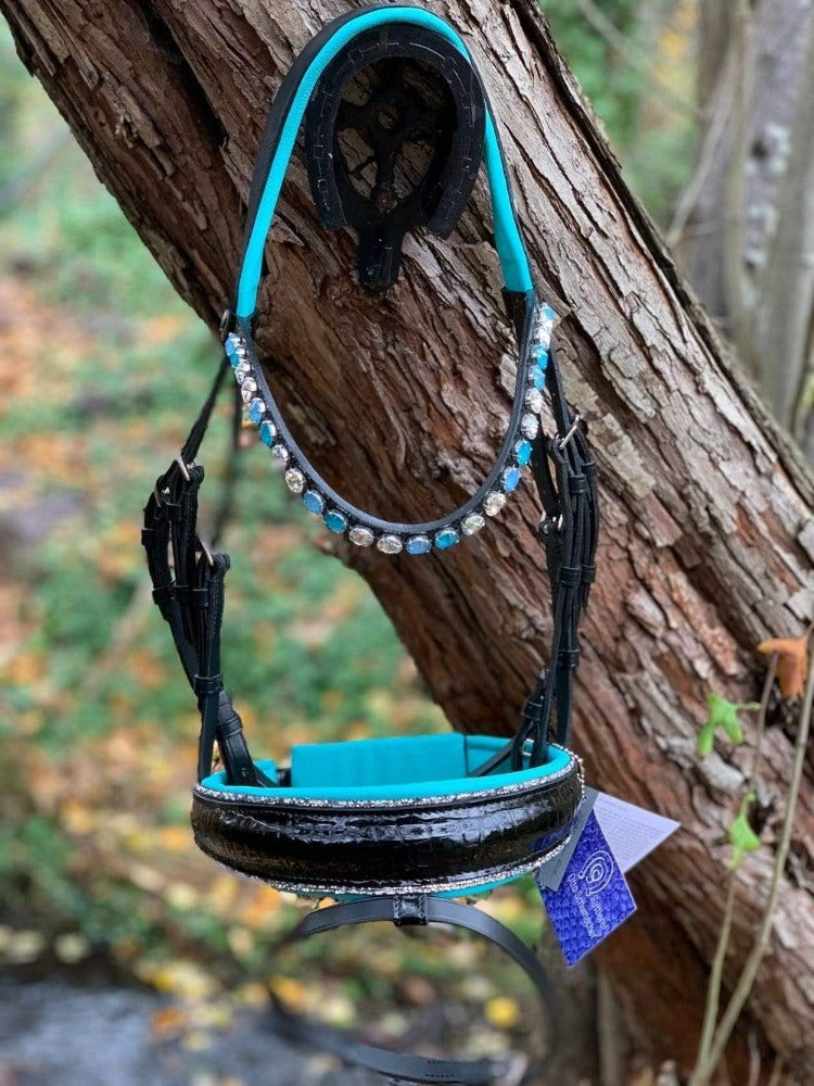 Otto Schumacher Custom Olson's Designed Tokyo Snaffle - Turquoise