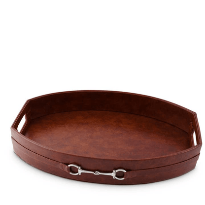 Equestrian Bit Leather Tray