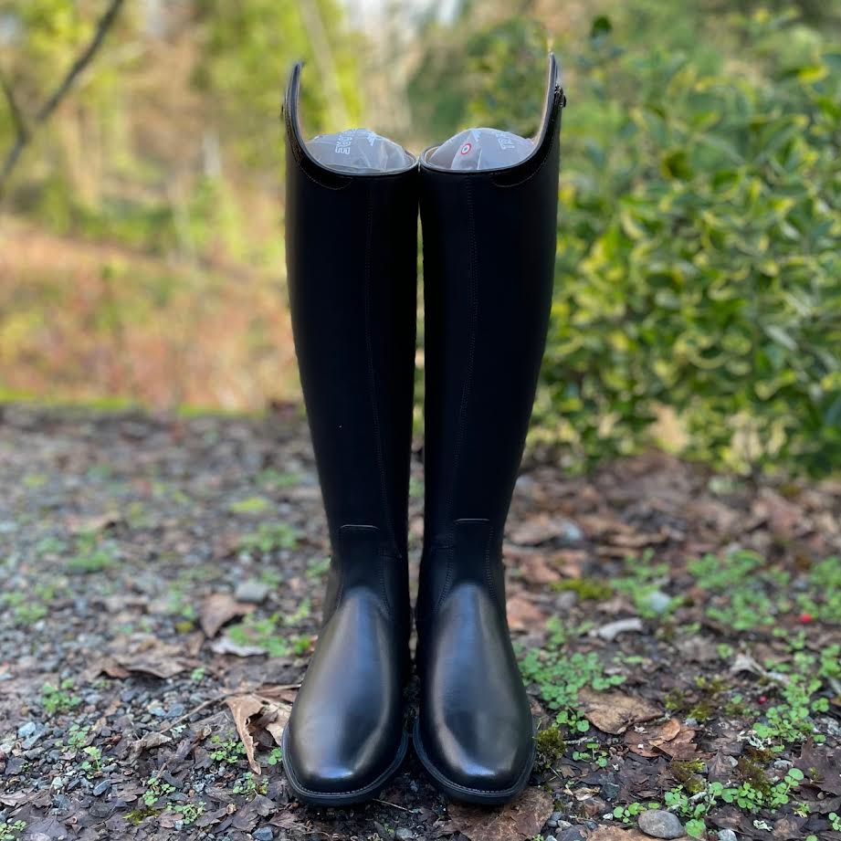 Tricolore Puro Duo Boot - Lucido Black Top front view