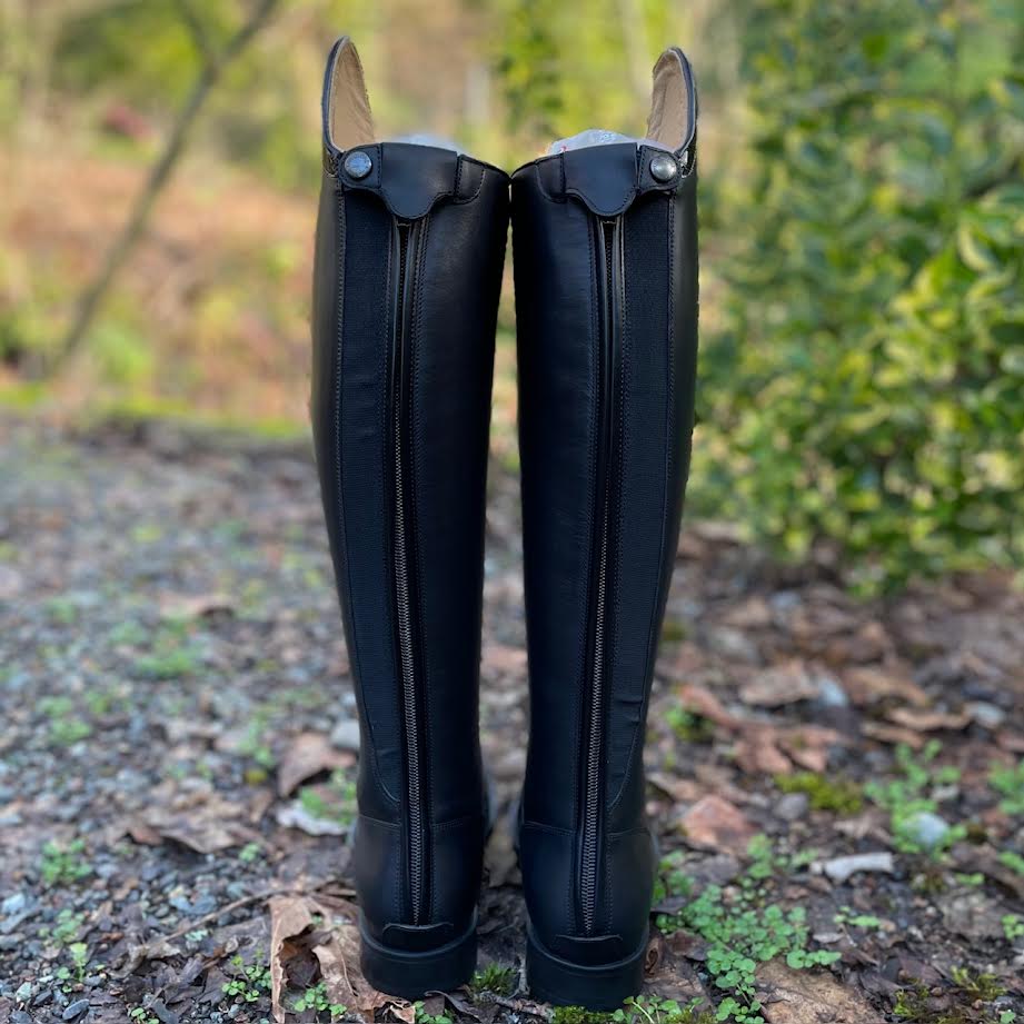 Tricolore Puro Duo Boot - Lucido Black Top back view