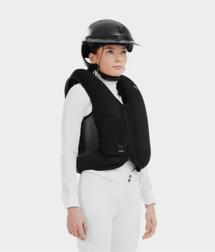 Horse Pilot Twist'Air 2.0 Airbag Vest - Junior's Sizing - Black