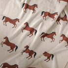 Viverano Organic Cotton Horse Motif Baby Blanket