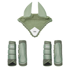 Equestrian Stockholm Pistachio Boot & Bonnet Set