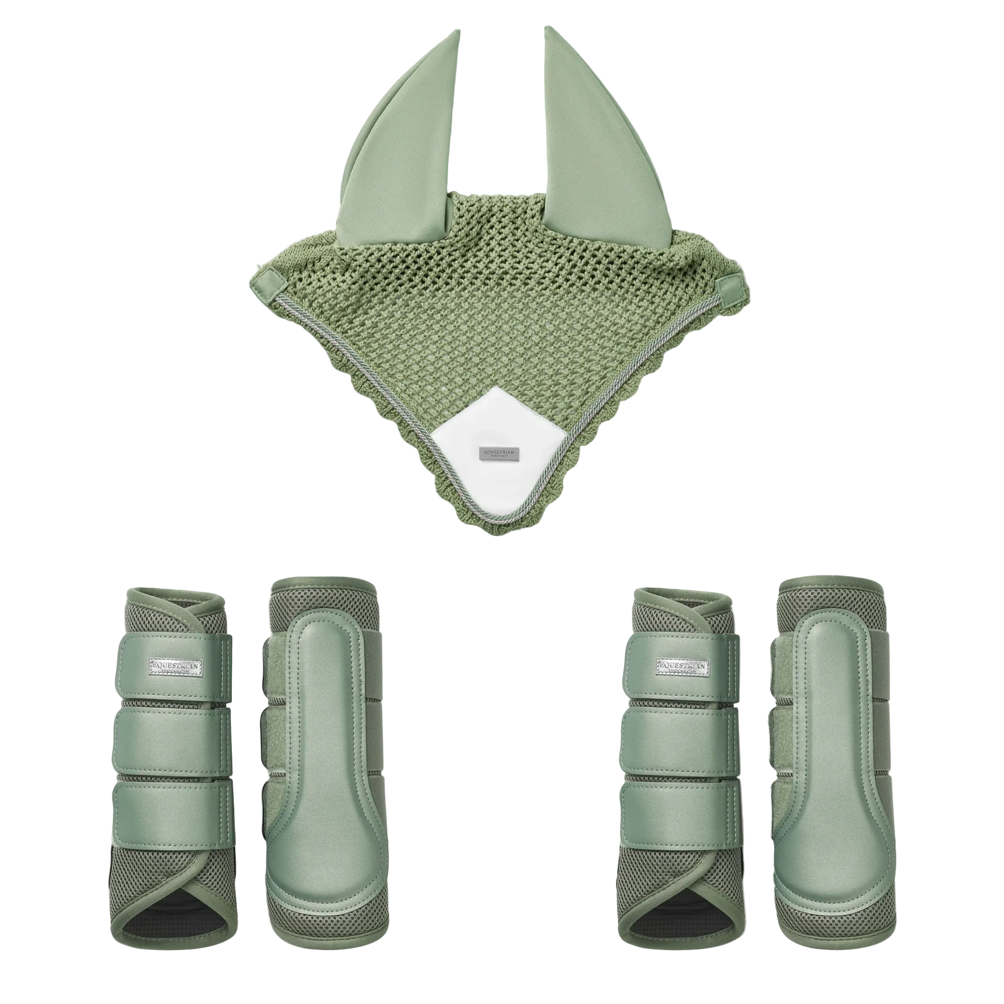 Equestrian Stockholm Pistachio Boot & Bonnet Set