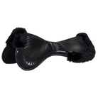 Acavallo Suede Flat Half Pad with Gel Grip and Sheepskin