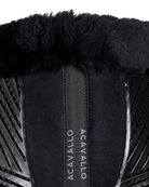 Acavallo Suede Flat Half Pad with Gel Grip and Sheepskin