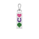 Tucker Tweed Beaded Bag Charm/Keychain - Luck Symbols