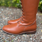 Deniro Tintoretto Dressage Boot - WRAT Brandy with GGS73 Paradise Shine Swarovski - 40 MC/XL