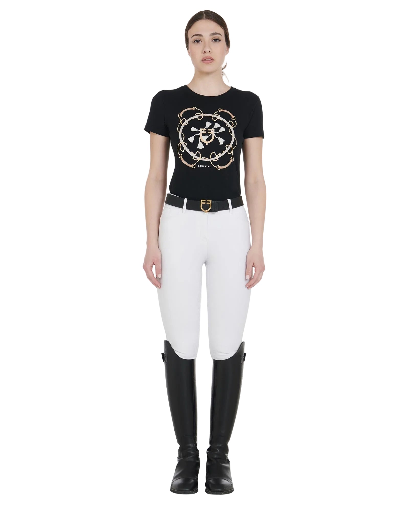 Equestro High-Waisted Full Seat Breech - Fleece lined