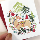 Dala Winter Pony Card