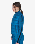 Equestro Women's Jacket in Nylon and Knit with Zip