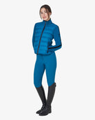 Equestro Women's Jacket in Nylon and Knit with Zip