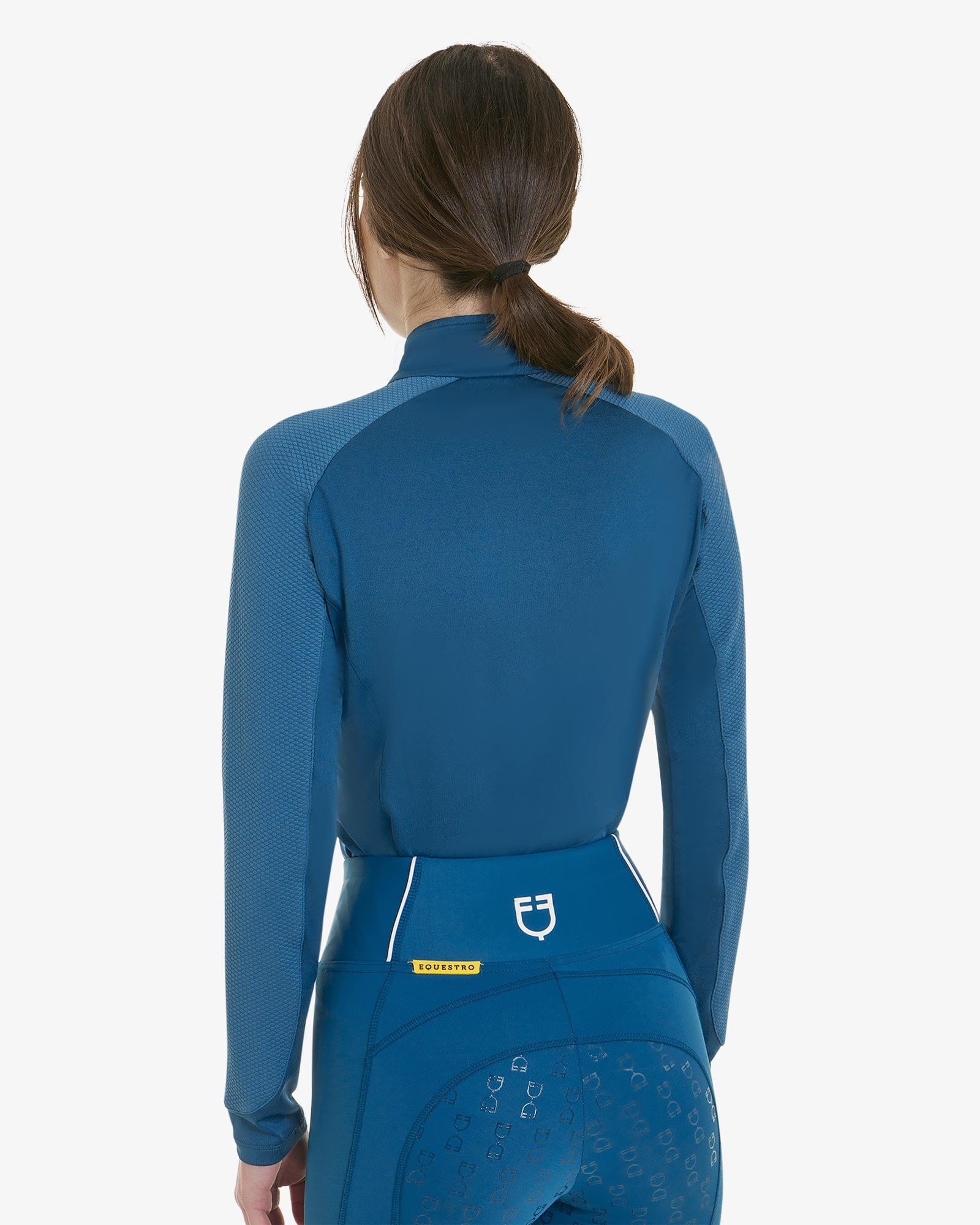 Equestro Women's Slim Fit Long Sleeve Base Layer