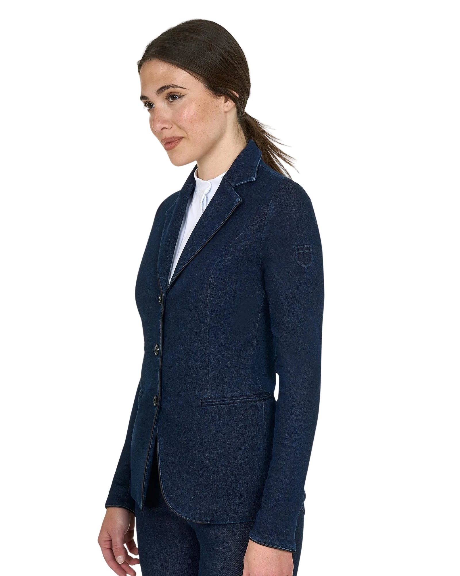 Equestro Ladies Denim Competition Jacket