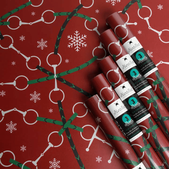 Bits & Reins Holiday Gift Wrap