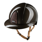 KEP Smart Nova Metal Polish/Star Brown with Beige Chinstrap and Polo Brim