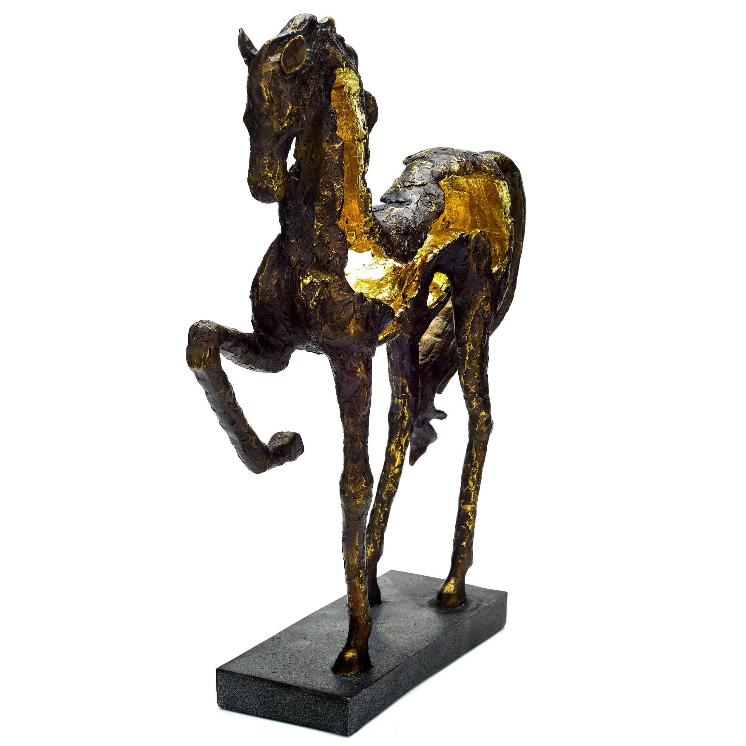 Large Prancing Horse Sculpture