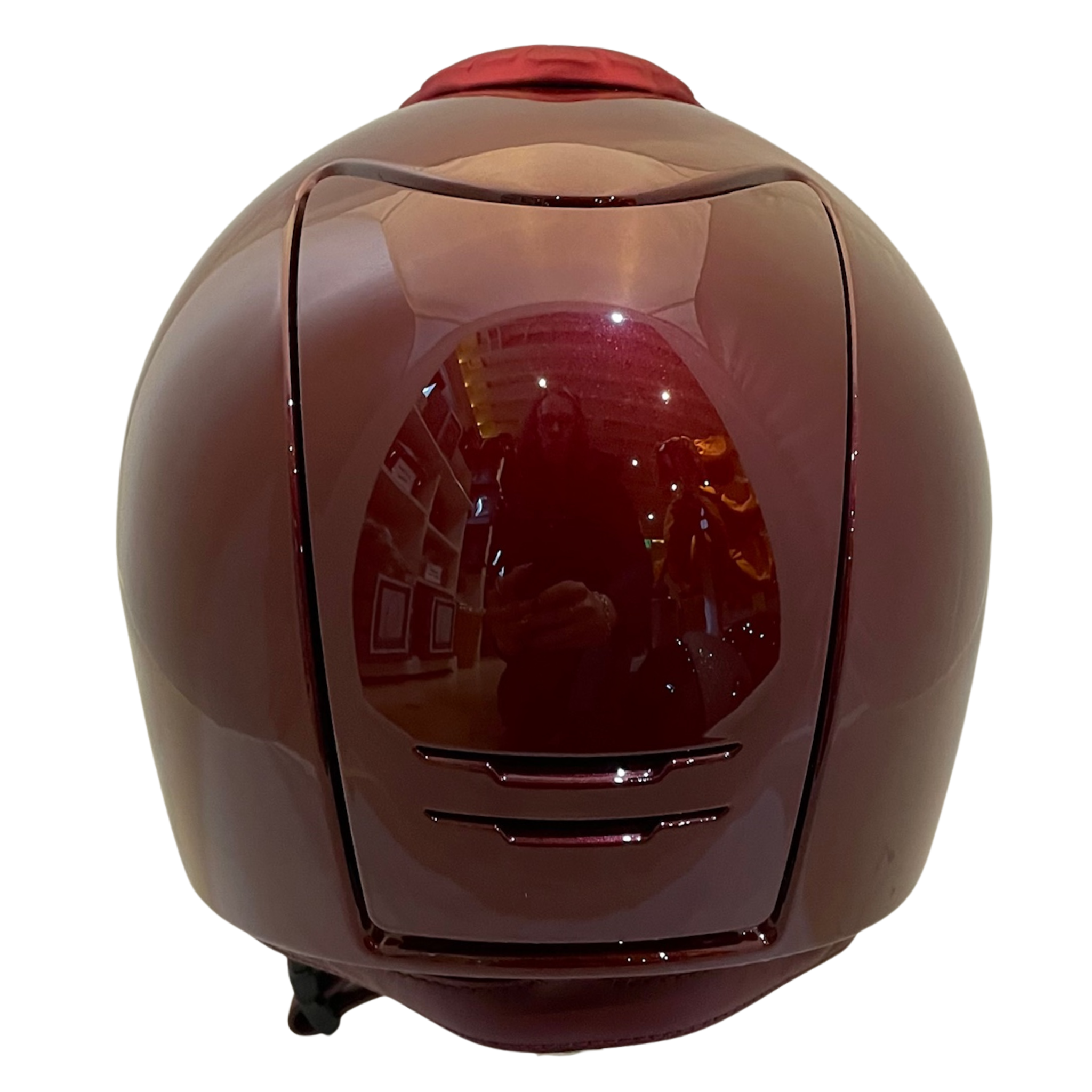 KEP Cromo 2.0 Metal Bordeaux with Milano Front Insert and Crystal Frame Helmet