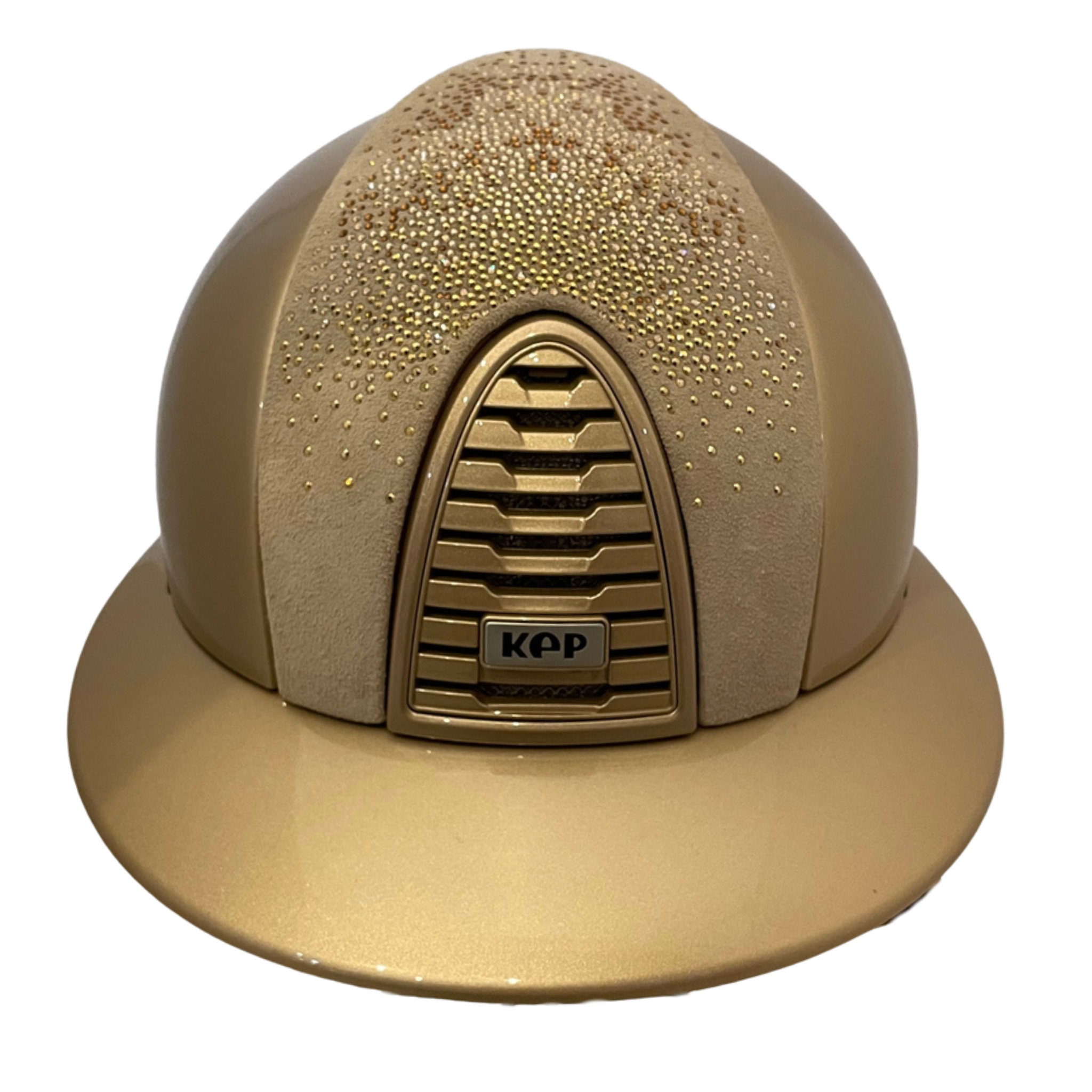KEP Cromo 2.0 Metal Golden Sand with Nebula Gold Insert Wide Polo Brim Helmet