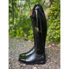 DeNiro Bellini Dressage Boot - Patent Black Leg with Rondine Stardust & GG05 Swarovski