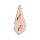 Pony Snuggles Organic Cotton Jacquard Knit Baby Blanket