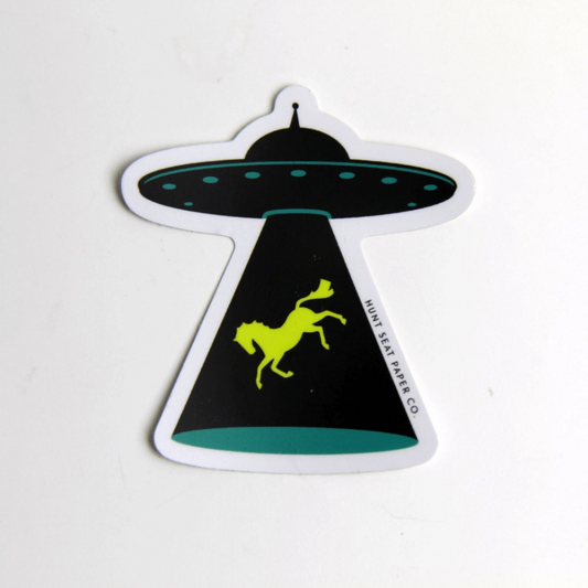 Abduction Horse Sticker