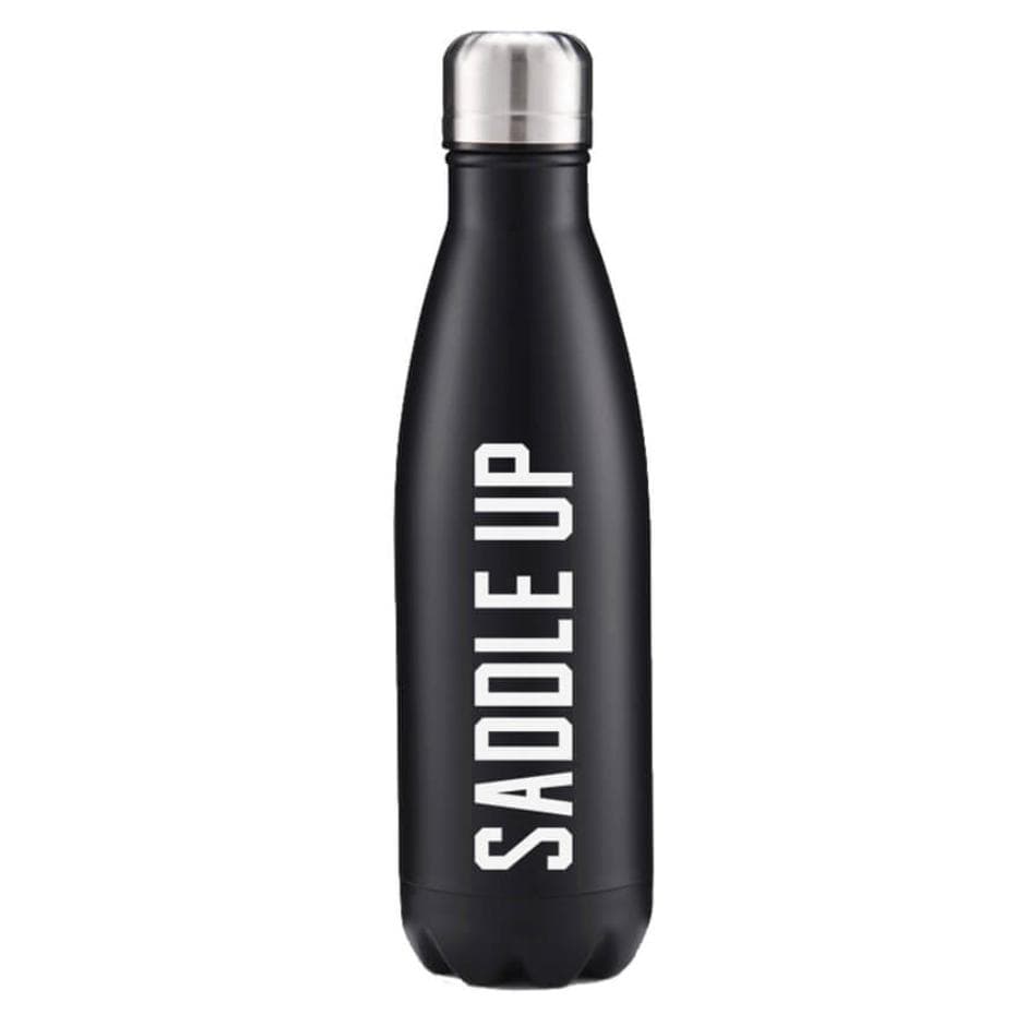 Spiced Equestrian Saddle Up Insulated Bottle - Onyx