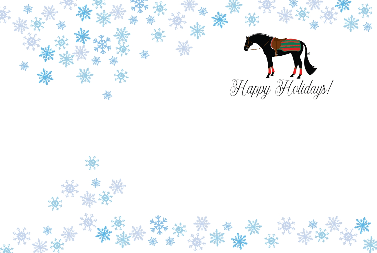 Christmas Card - Newmarket Blanket Horse