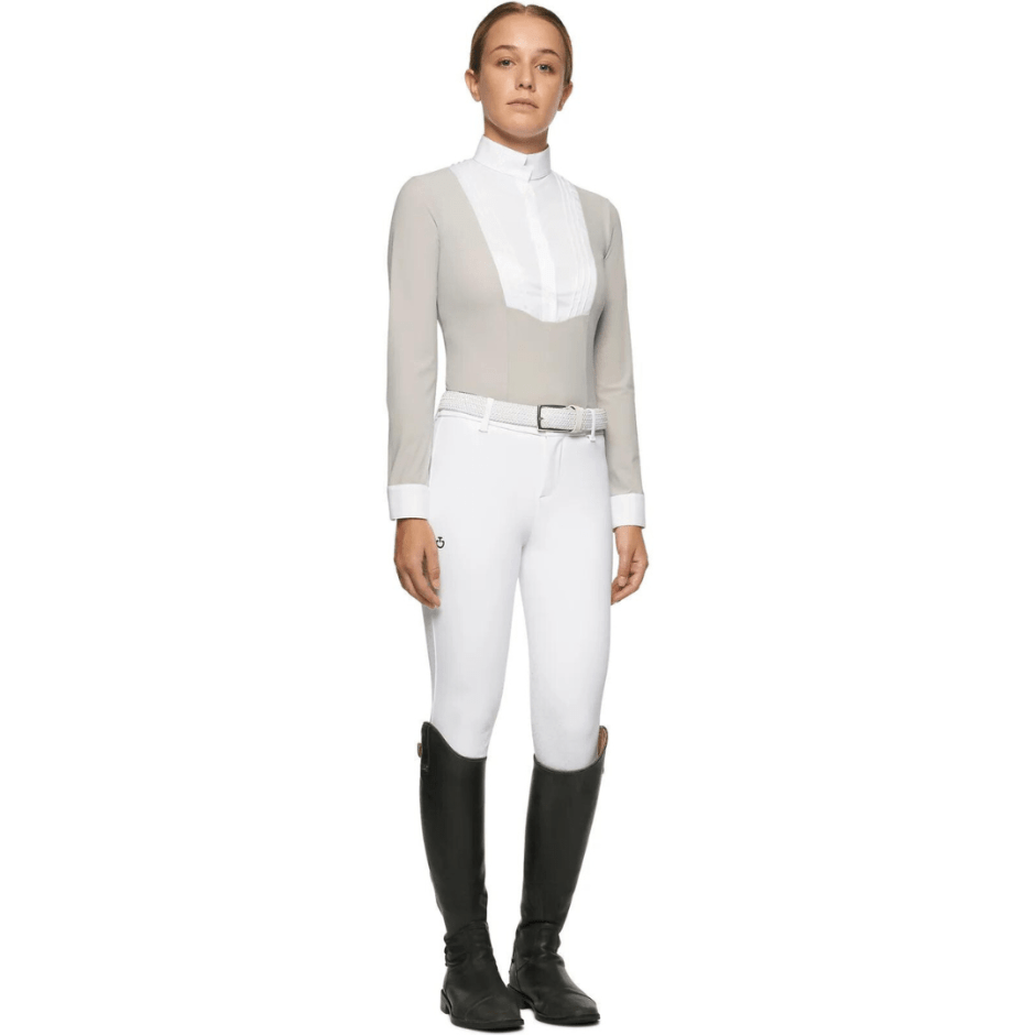 Cavalleria Toscana American Long Sleeve Shirt beige