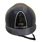 KEP Cromo 2.0 Shine Blue with Chrome Frame Helmet