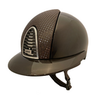 KEP Cromo 2.0 Polish Metal Brown with Brown Verona Insert Polo Brim Helmet