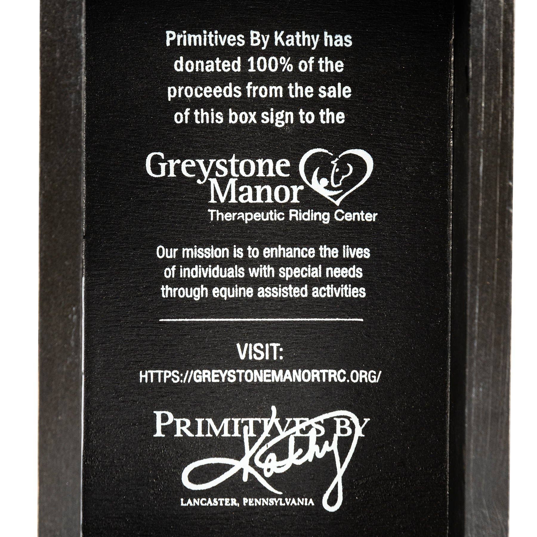 I'd Rather Be Riding Box Sign