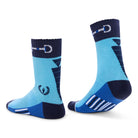 Kerrits Kids Band Of Bits Paddock Boot Socks Oasis Blue