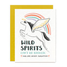 Wild Spirits Sympathy Card