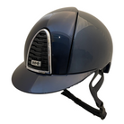 KEP Cromo 2.0 Shine Blue with Chrome Frame Helmet