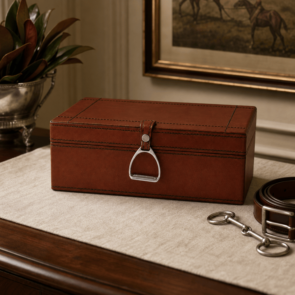 Stirrup Med Leather Box