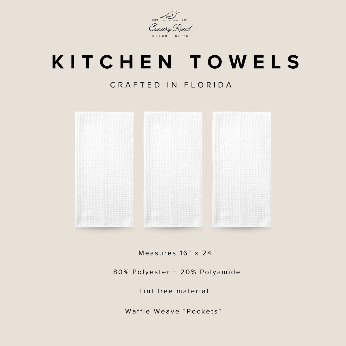 Equestrian Bits Waffle Weave Kitchen Towel