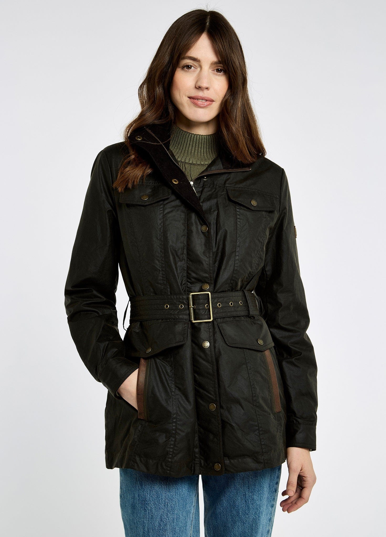 Dubarry Gandon Belted Waxed Jacket