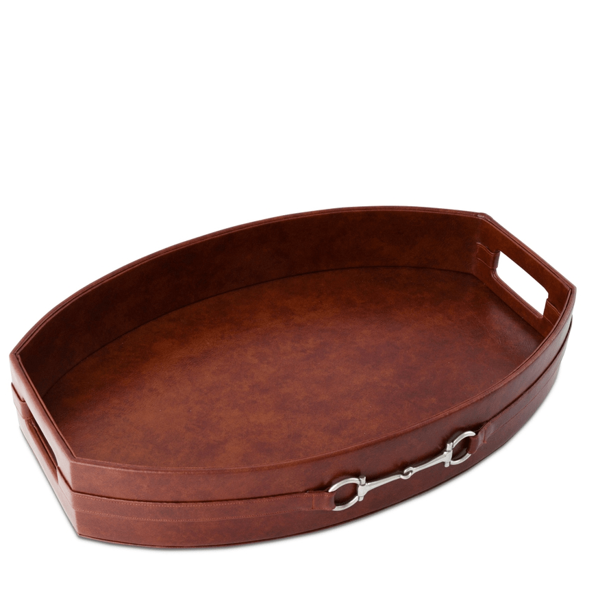 Equestrian Bit Leather Tray