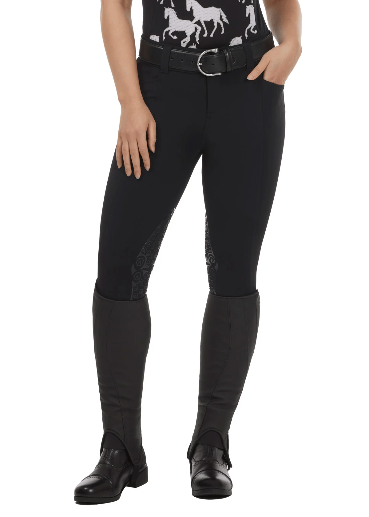 Kerrits Affinity Pro Knee Patch Breech black