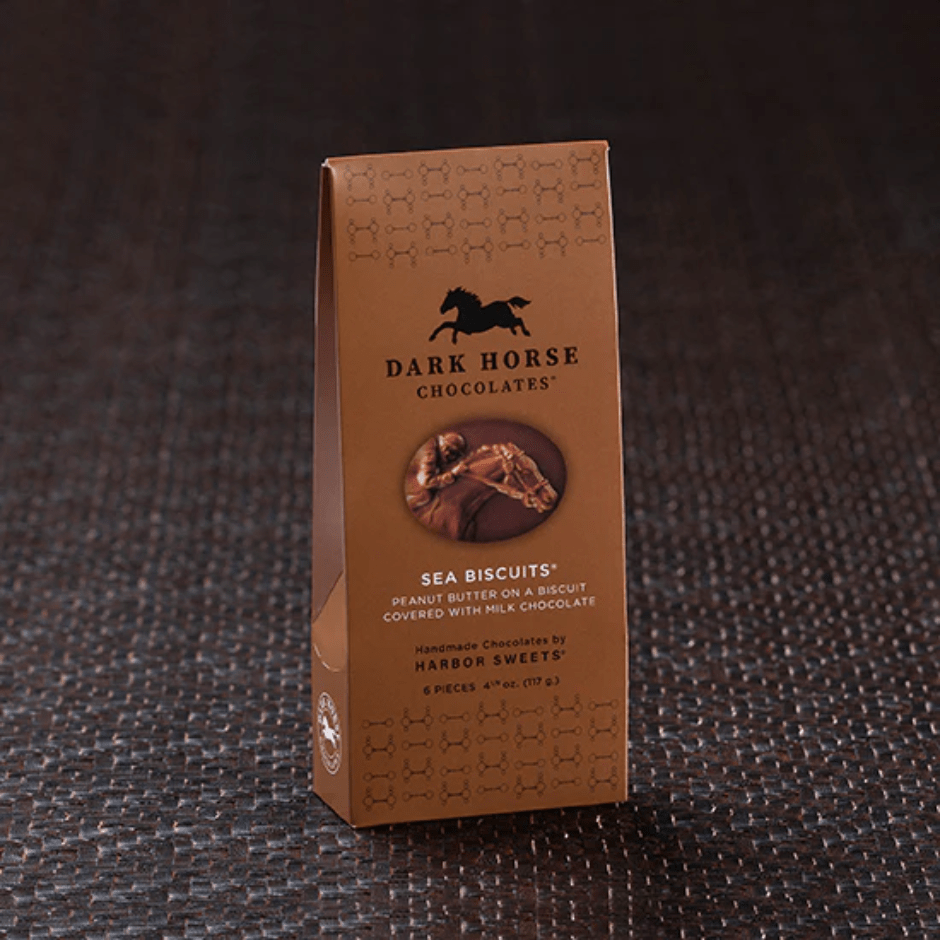 Dark Horse 6 Piece Chocolates - Sea Biscuit