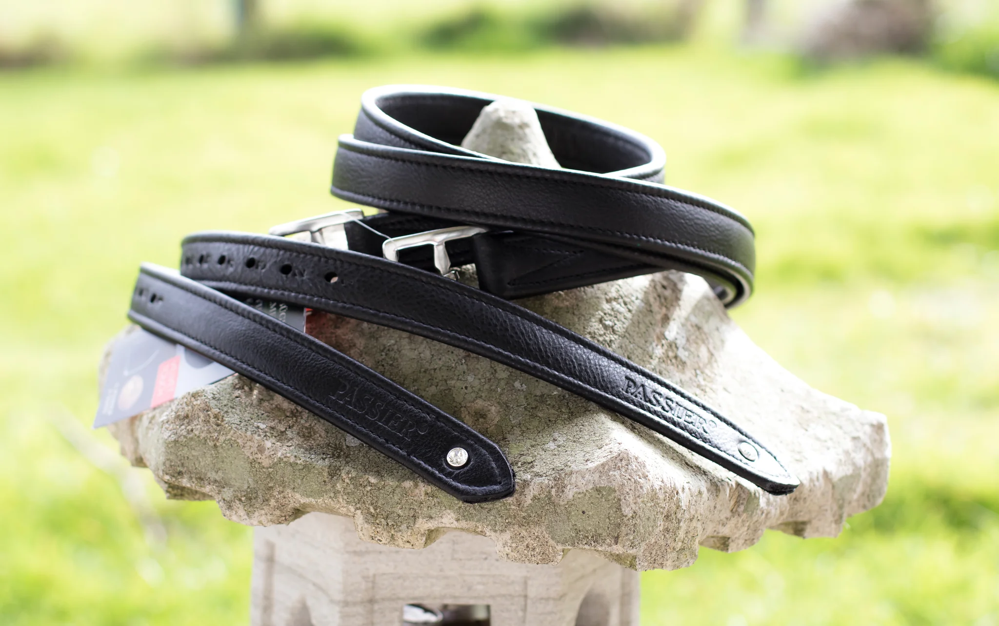 Passier Velvet Touch Stirrup Leathers with Crystal 