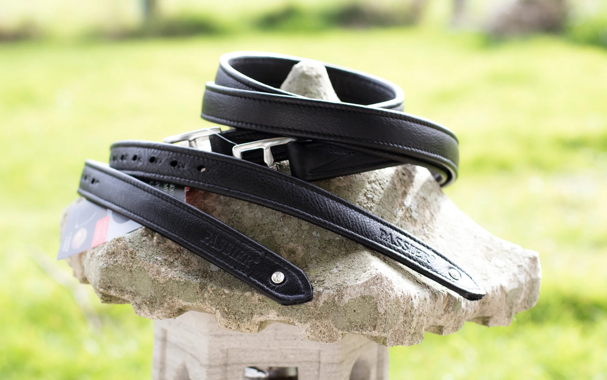 Passier Velvet Touch Stirrup Leathers with Crystal 