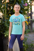 Kerrits Juniors Frolic Tee Turquoise