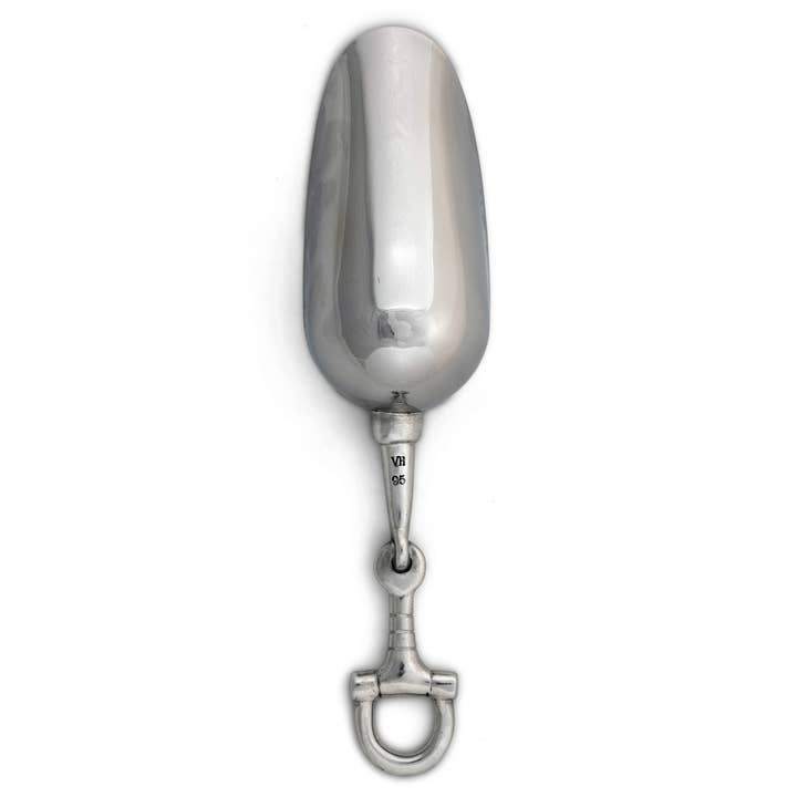 Equestrian Bit Pewter Handle Ice Scoop